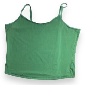 Lane Bryant Green Cotton Cami Shirt 22/24